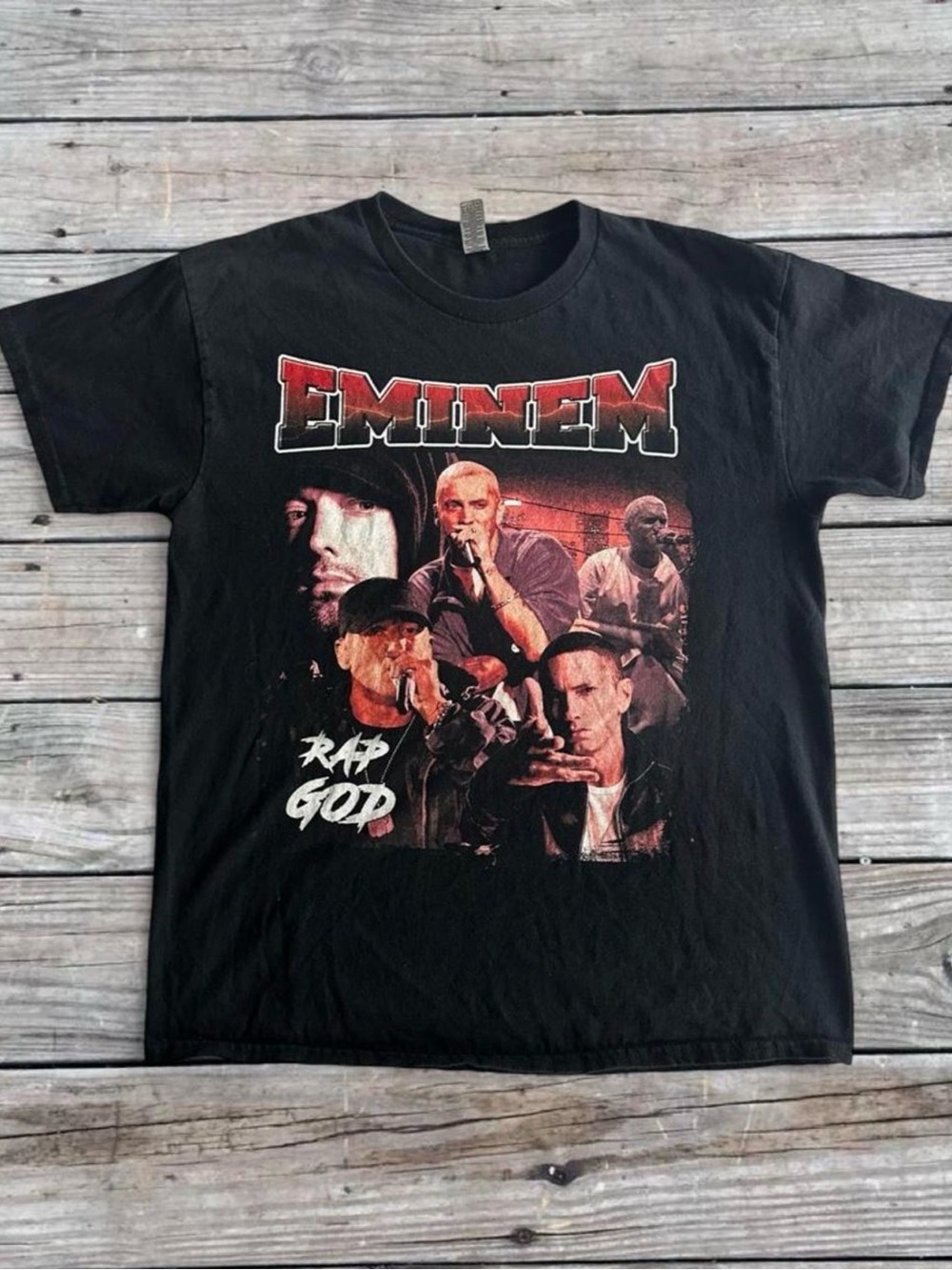 Eminem Rap God Y2K Graphic Concert T-Shirt